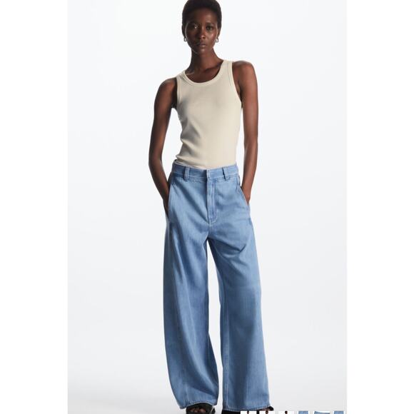 COS Denim - COS Wide Leg High-Rise Jeans Women’s Blue Size 32